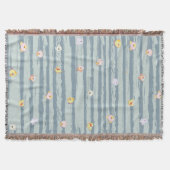 Couverture Throw Blanket – Whimsy Faces (Devant)
