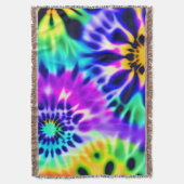 Couverture Tie Dye Swirling Motif Design (devant Vertical)