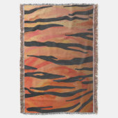 Couverture Tiger chaud orange et noir (devant Vertical)