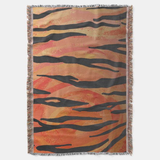 Couverture Tiger chaud orange et noir (devant Vertical)