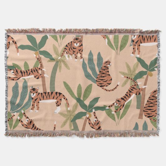 Couverture Tigers d'été Palmiers Exotiques (Devant)