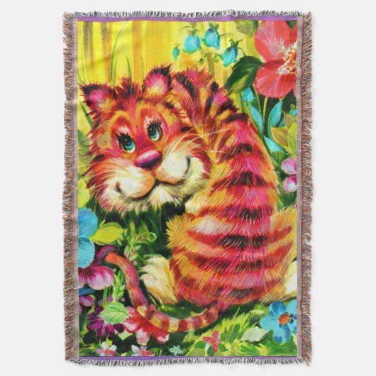 Couverture tigre coloré (devant Vertical)