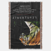 Couverture Tigre de leadership motivationnel unique tendance (devant Vertical)