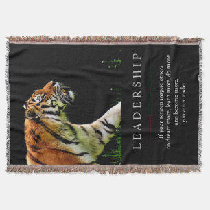 Couverture Tigre de leadership motivationnel unique tendance