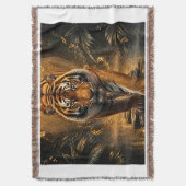 Couverture Tigre doré Art de la faune de luxe (devant Vertical)