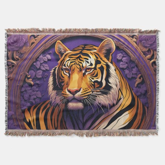 Couverture Tigre en violet (Devant)