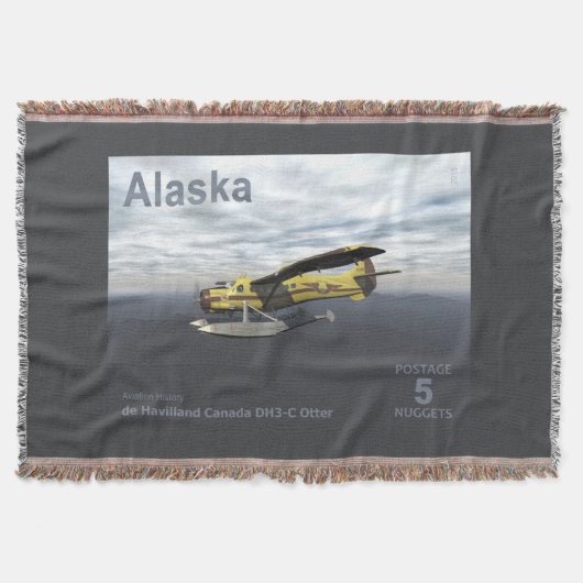 Couverture Timbre de l'Alaska - de Havilland DH3-C Otter (Devant)