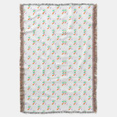 Couverture tissée avec un motif de moulin à vent c (devant Vertical)