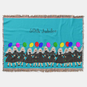 Couverture tissée par jubilé d'or #5 de nonnes