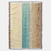 Couverture Tissée Plage Tropicale (devant Vertical)