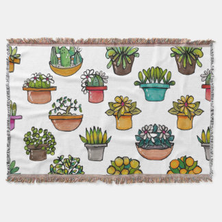 Couverture Tissu de Bébé pour Rots avec Petites Plantes en Po