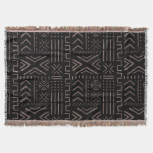 Couverture Tissu de boue africain contemporain Imprimer