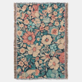 Couverture Tissu de fleurs bohème (devant Vertical)