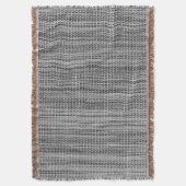 Couverture Tissu gris Faux Lance Blanche (devant Vertical)