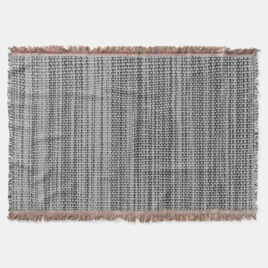 Couverture Tissu gris Faux Lance Blanche (Devant)