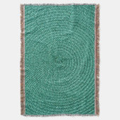 Couverture Tissu vert tressé artificiel. (devant Vertical)