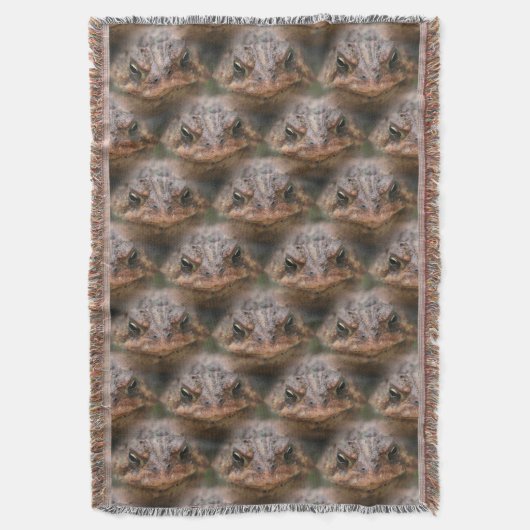 Couverture Toad Face Motif de la nature (devant Vertical)