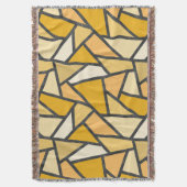 Couverture Tons de motif en vitrail jaune (devant Vertical)