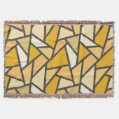 Couverture Tons de motif en vitrail jaune (Devant)