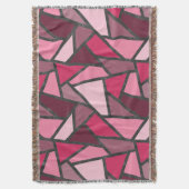 Couverture Tons de motif en vitrail rose (devant Vertical)