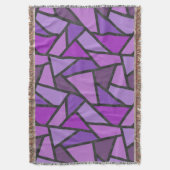 Couverture Tons de vitrail violet motif (devant Vertical)