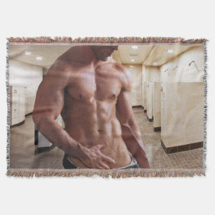 Couverture Torse d'homme musclé torse nu sixpack de SlipperyJ