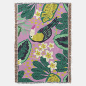 Couverture Toucanes tropicales : Motif de fleurs (devant Vertical)