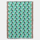 Couverture Toucans sur Teal (devant Vertical)