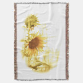 Couverture Tournesol dans le jet léger de coton (devant Vertical)