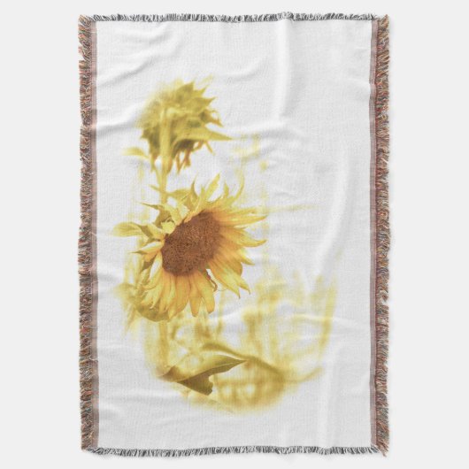 Couverture Tournesol dans le jet léger de coton (devant Vertical)
