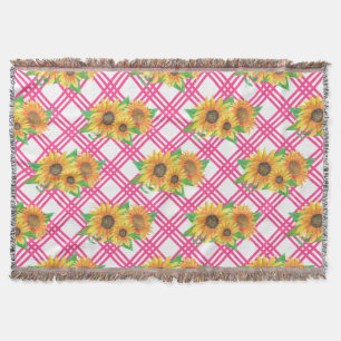 Couverture Tournesol rose