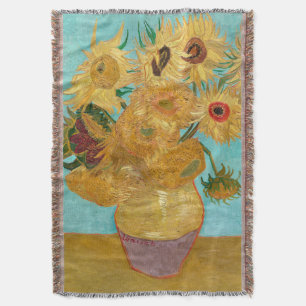 Couverture Tournesols, peinture de nature morte post-impressi
