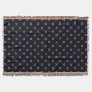 Couverture Traces croisées ultra violettes sur noir