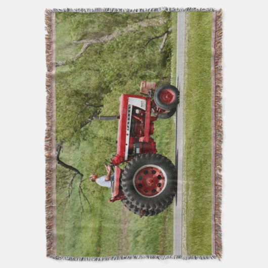 Couverture Tracteur rouge (devant Vertical)