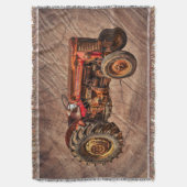 Couverture Tracteur rouge antique (devant Vertical)