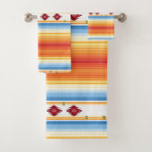 Couverture traditionnelle de Serape de Mexicain (En situation)