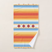 Couverture traditionnelle de Serape de Mexicain (Serviette à main)