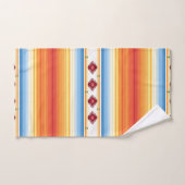Couverture traditionnelle de Serape de Mexicain (Serviette à main)