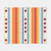 Couverture traditionnelle de Serape de Mexicain (Devant (Horizontal))