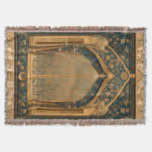 Couverture traditionnelle jetée pour la prière mus (Devant)