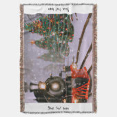 Couverture train d'hiver de Noël (devant Vertical)