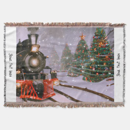 Couverture train d'hiver de Noël (Devant)