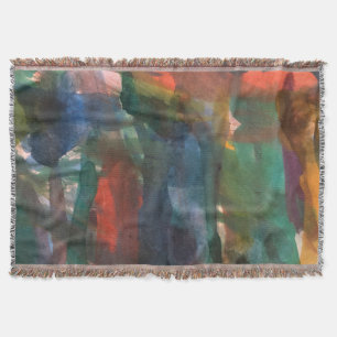 Couverture Traits de pinceau aquarelle abstraits Art de motif