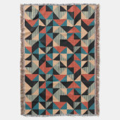 Couverture Triangle chaud : Style géométrique Memphis. (devant Vertical)