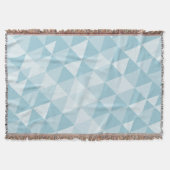 Couverture Triangle géométrique Bleu Moderne Abstrait (Devant)