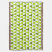 Couverture Triangles géométriques modernes vertes et motif (devant Vertical)