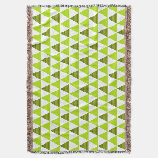 Couverture Triangles géométriques modernes vertes et motif (devant Vertical)