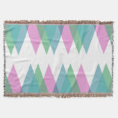 Couverture Triangles rose et vert (Devant)