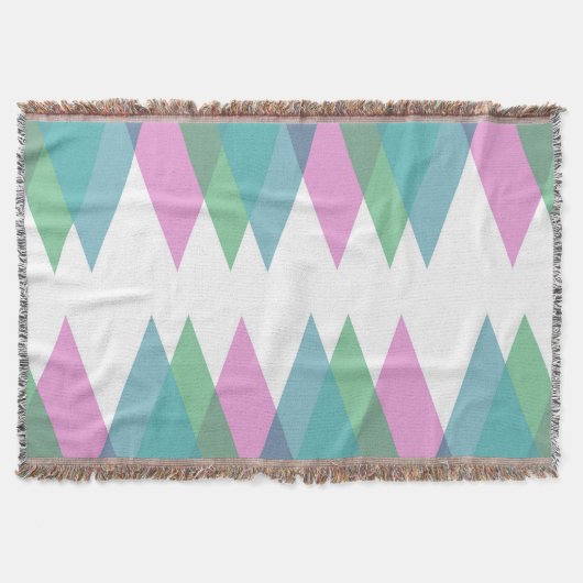 Couverture Triangles rose et vert (Devant)