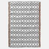 Couverture Tribal géométrique noir et blanc (devant Vertical)